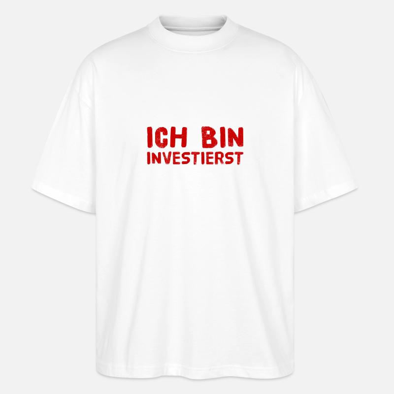 Investir, c’est toujours possible - T-shirt bio Blaster 2.0 coupe oversize Stanley/Stella Unisexe - blanc