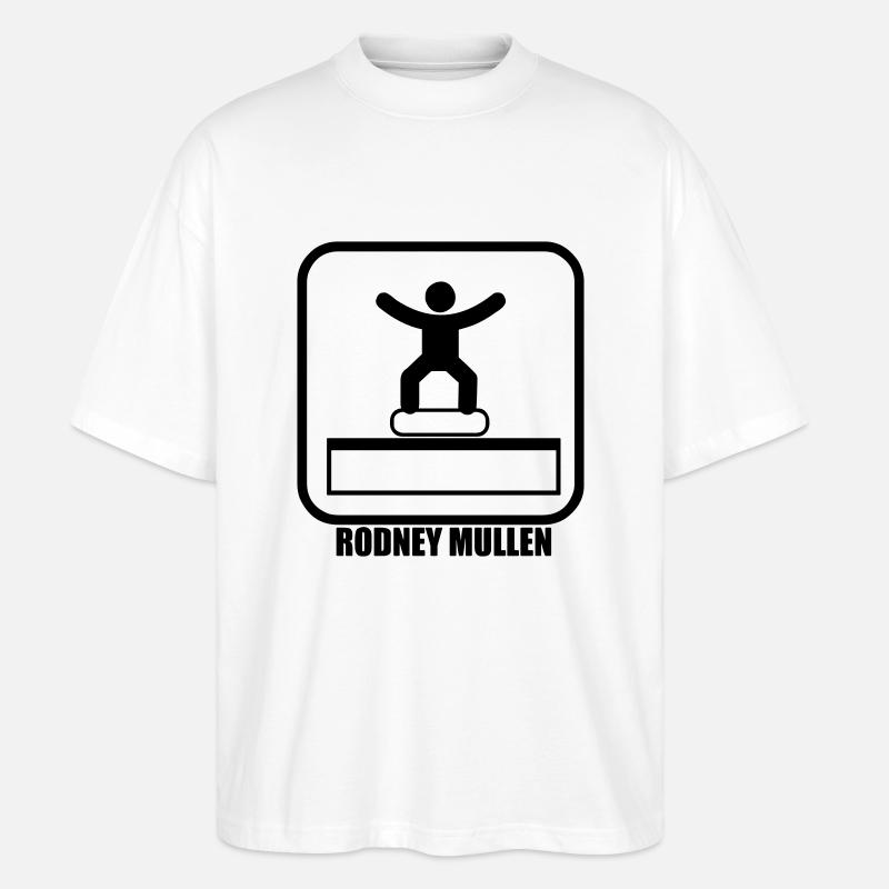skateboard sign rodney mullen - T-shirt bio Blaster 2.0 coupe oversize Stanley/Stella Unisexe - blanc