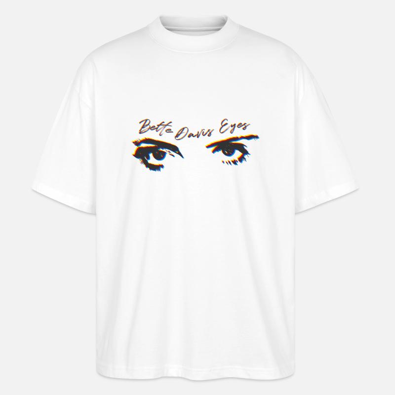 Bette Davis Eyes - Stanley/Stella Oversized Unisex Bio T-Shirt Blaster 2.0 - Weiß