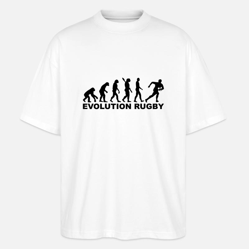 Evolution Rugby - Stanley/Stella Oversized Unisex Organic T-shirt Blaster 2.0 - white