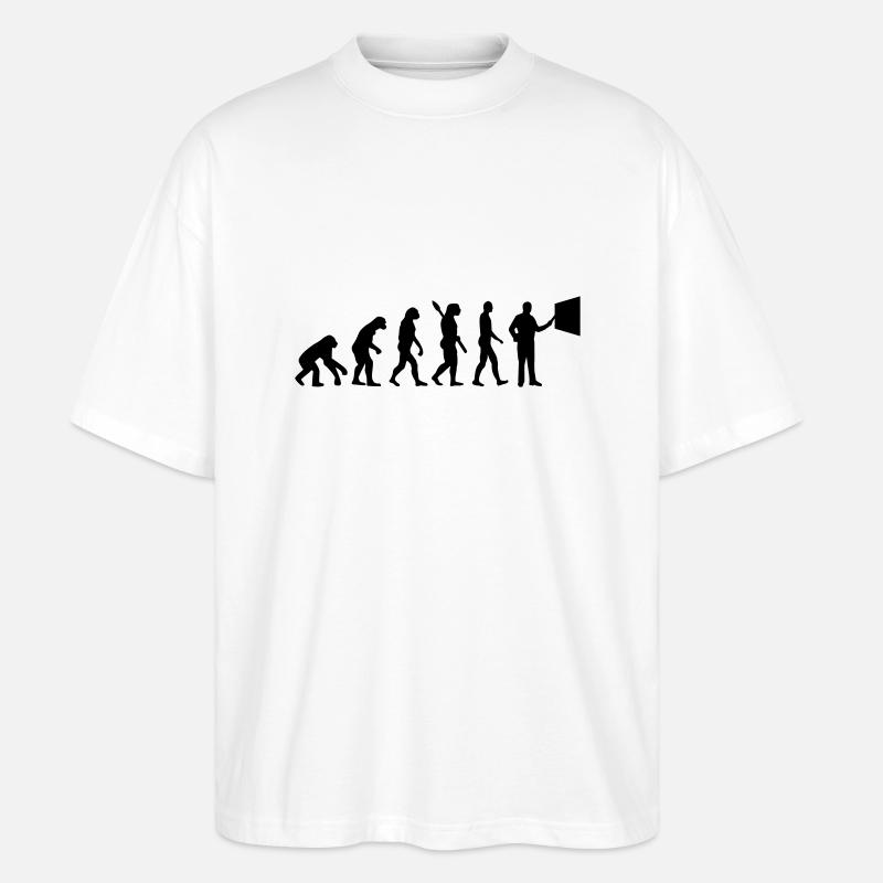 Évolution Prof - T-shirt bio Blaster 2.0 coupe oversize Stanley/Stella Unisexe - blanc