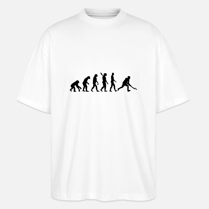 Evolution Hockey - Stanley/Stella Oversized Unisex Bio T-Shirt Blaster 2.0 - Weiß