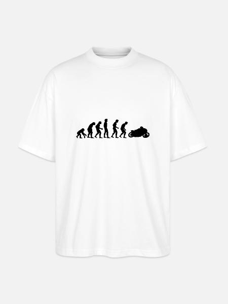 motorcycle evolution - T-shirt bio Blaster 2.0 coupe oversize Stanley/Stella Unisexe - blanc