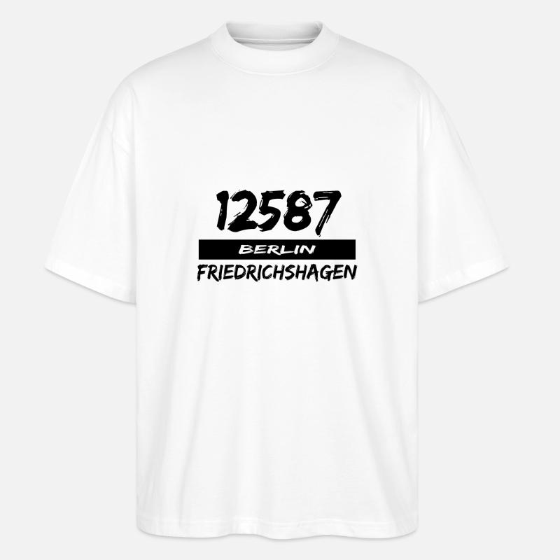 12587 Berlin Friedrichshagen - Stanley/Stella Oversized Unisex Bio T-Shirt Blaster 2.0 - Weiß