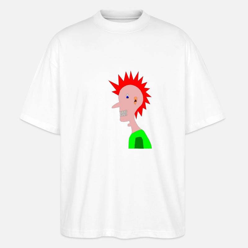 Punk cool, punk - T-shirt bio Blaster 2.0 coupe oversize Stanley/Stella Unisexe - blanc