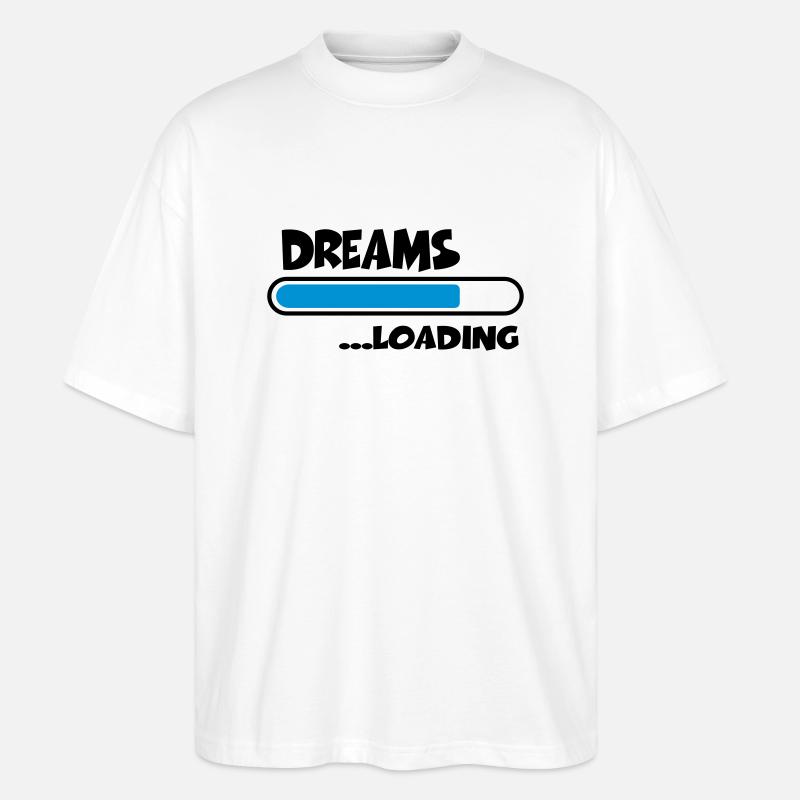 Dreams loading - T-shirt bio Blaster 2.0 coupe oversize Stanley/Stella Unisexe - blanc