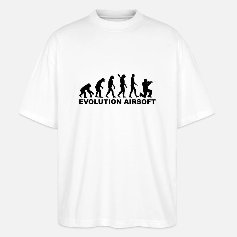 Evolution Airsoft - T-shirt bio Blaster 2.0 coupe oversize Stanley/Stella Unisexe - blanc