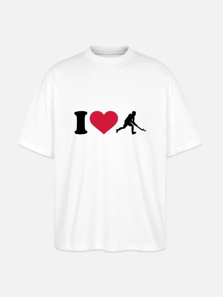 Hockey - Stanley/Stella Oversized Unisex Bio T-Shirt Blaster 2.0 - Weiß