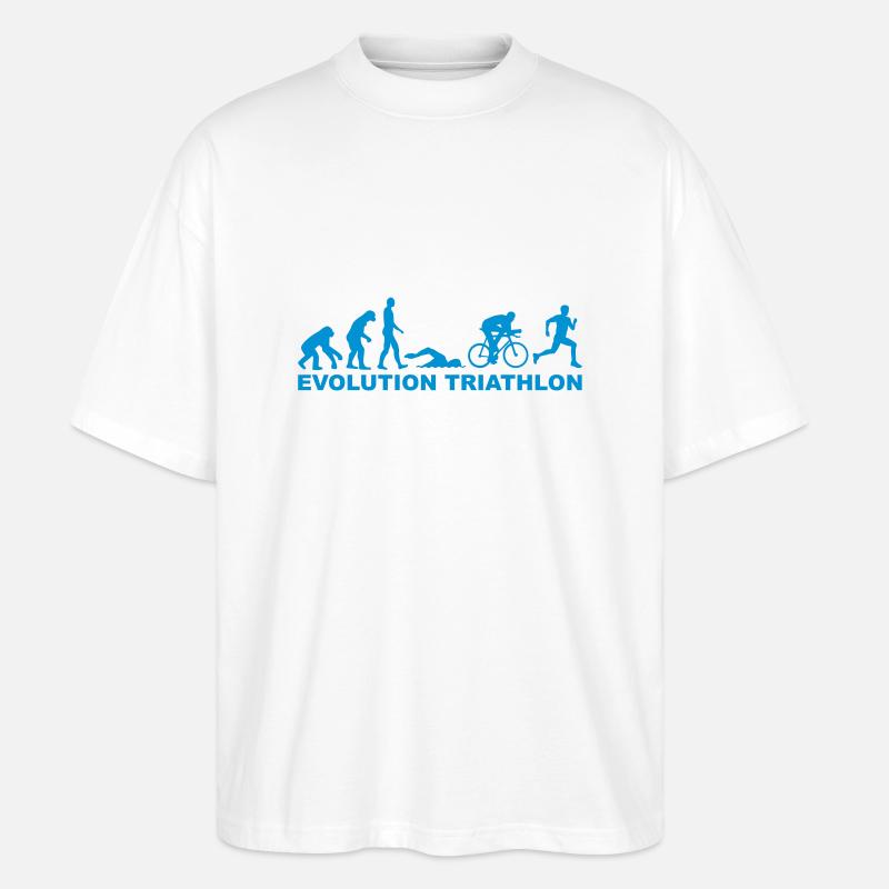 Evolution Triathlon - T-shirt bio Blaster 2.0 coupe oversize Stanley/Stella Unisexe - blanc