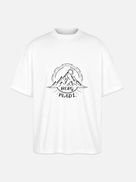 Berg Madl - Stanley/Stella Oversized Unisex Bio T-Shirt Blaster 2.0 - Weiß