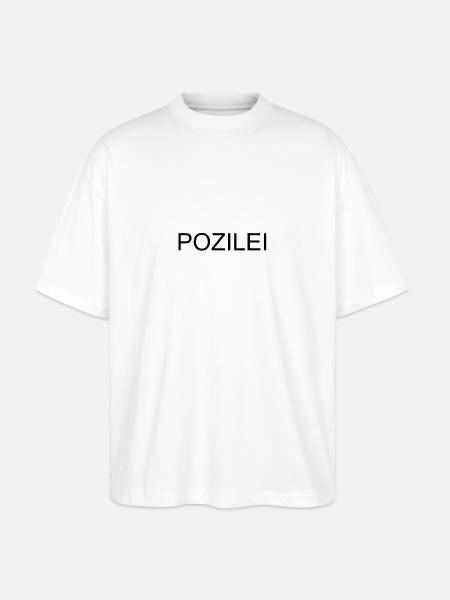 Polizei - Stanley/Stella Oversized Unisex Bio T-Shirt Blaster 2.0 - Weiß