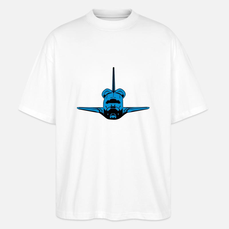 Navette spatiale - T-shirt bio Blaster 2.0 coupe oversize Stanley/Stella Unisexe - blanc