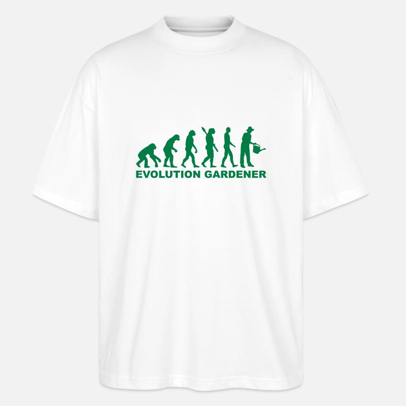Gärtner - Stanley/Stella Oversized Unisex Bio T-Shirt Blaster 2.0 - Weiß
