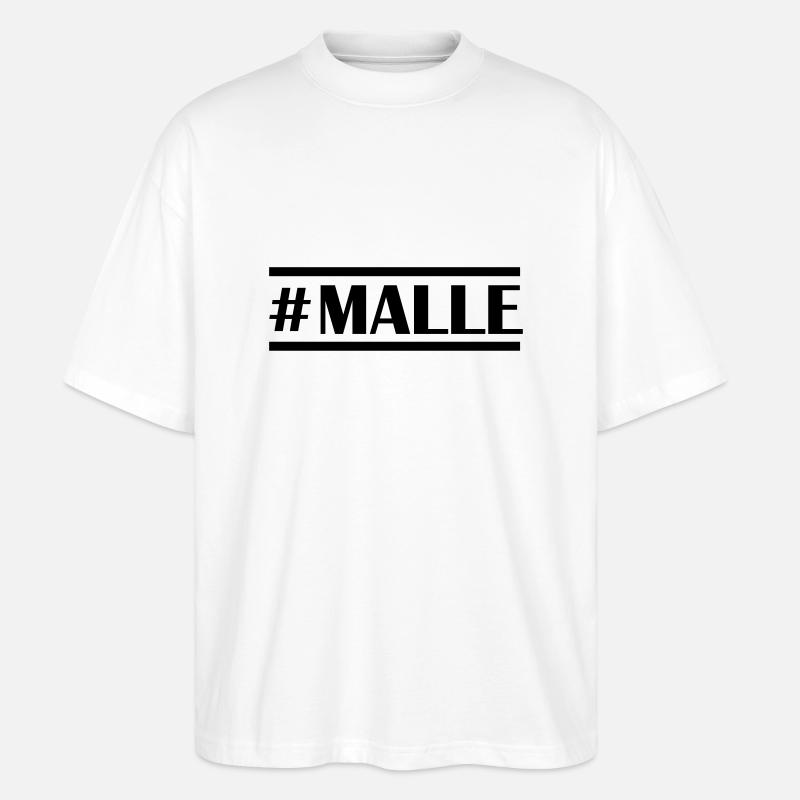 malle_01 - Stanley/Stella Oversized Unisex Bio T-Shirt Blaster 2.0 - Weiß