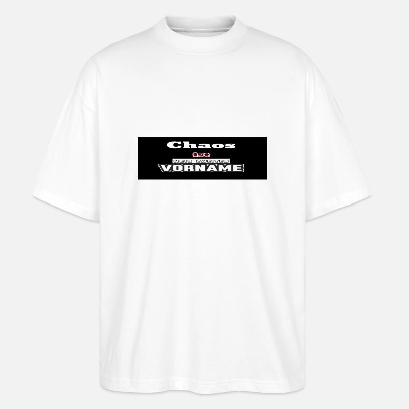Chaos - Stanley/Stella Oversized Unisex Bio T-Shirt Blaster 2.0 - Weiß