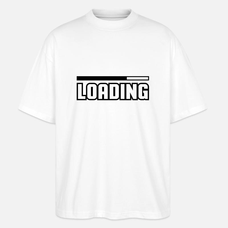 Loading - Stanley/Stella Oversized Unisex Organic T-shirt Blaster 2.0 - white