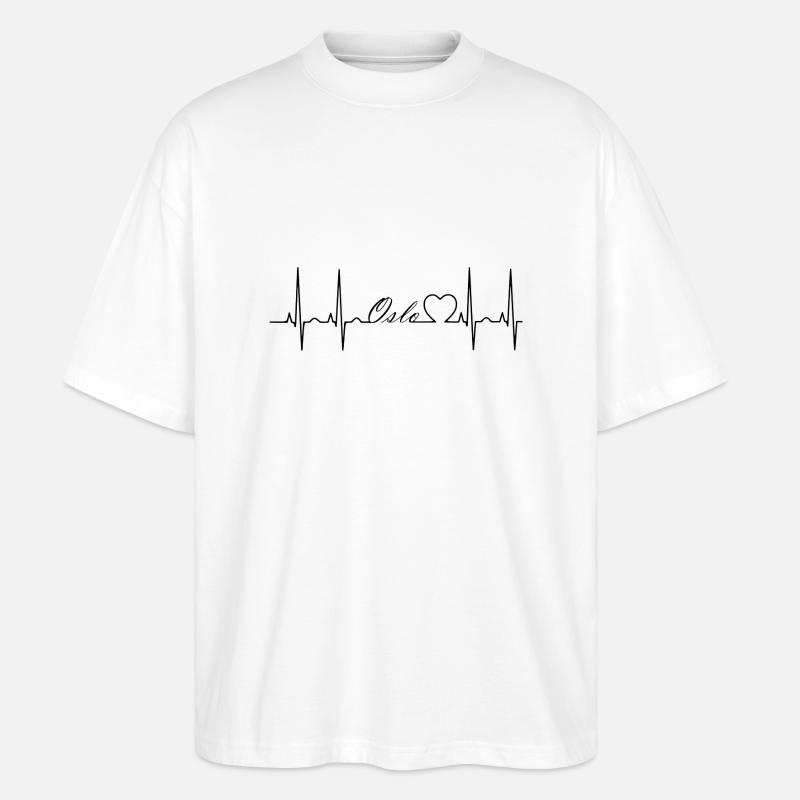 Oslo - Stanley/Stella Oversized Unisex Bio T-Shirt Blaster 2.0 - Weiß