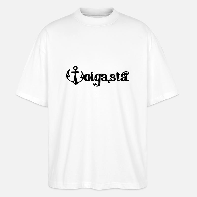 wolgastä - Stanley/Stella Oversized Unisex Bio T-Shirt Blaster 2.0 - Weiß
