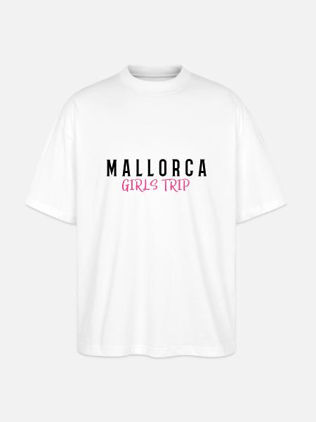 mallorca girls trip - Stanley/Stella Oversized Unisex Bio T-Shirt Blaster 2.0 - Weiß