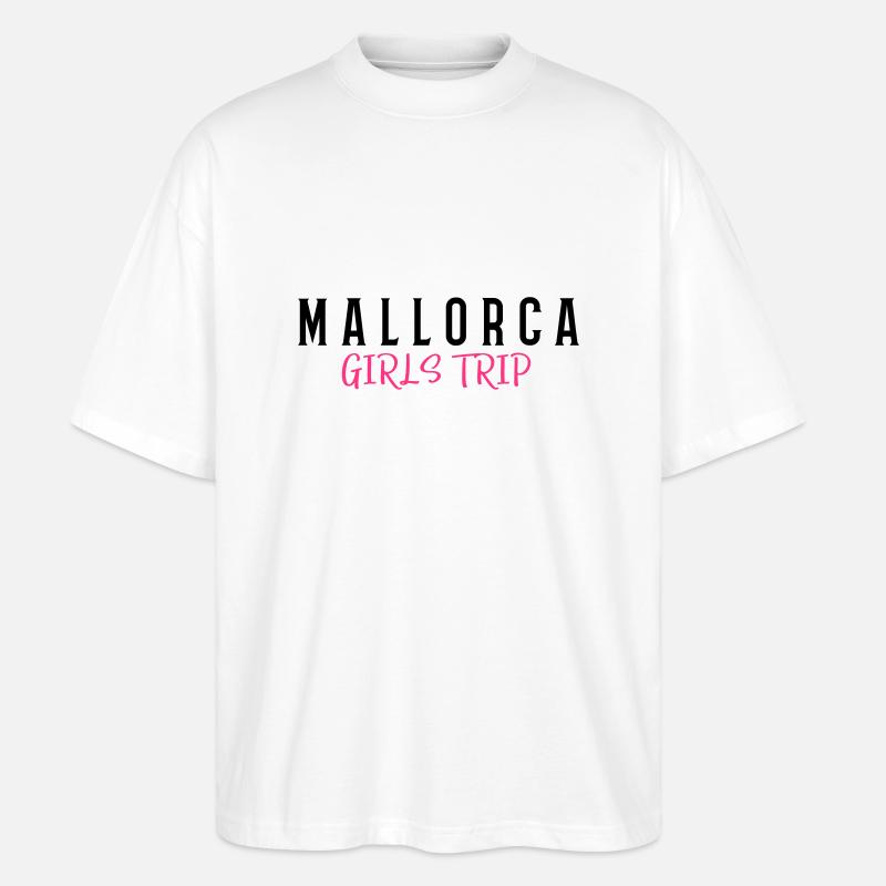 mallorca girls trip - Stanley/Stella Oversized Unisex Bio T-Shirt Blaster 2.0 - Weiß