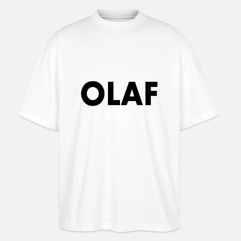 Olaf - Stanley/Stella Oversized Unisex Bio T-Shirt Blaster 2.0 - Weiß