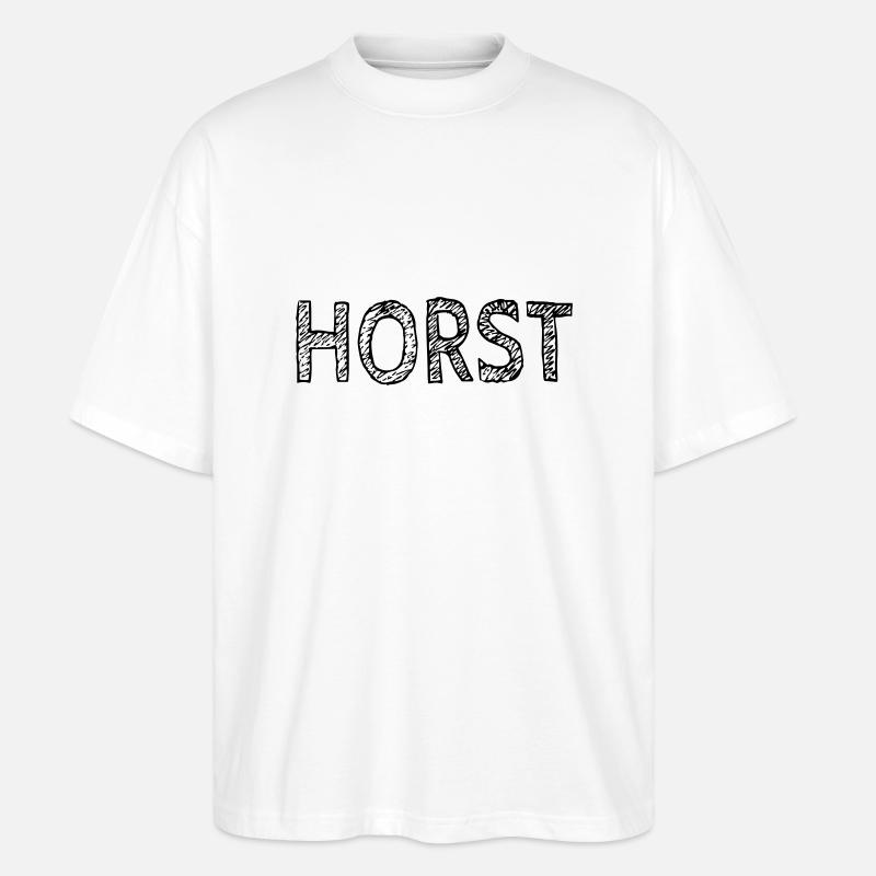 horst - Stanley/Stella Oversized Unisex Bio T-Shirt Blaster 2.0 - Weiß