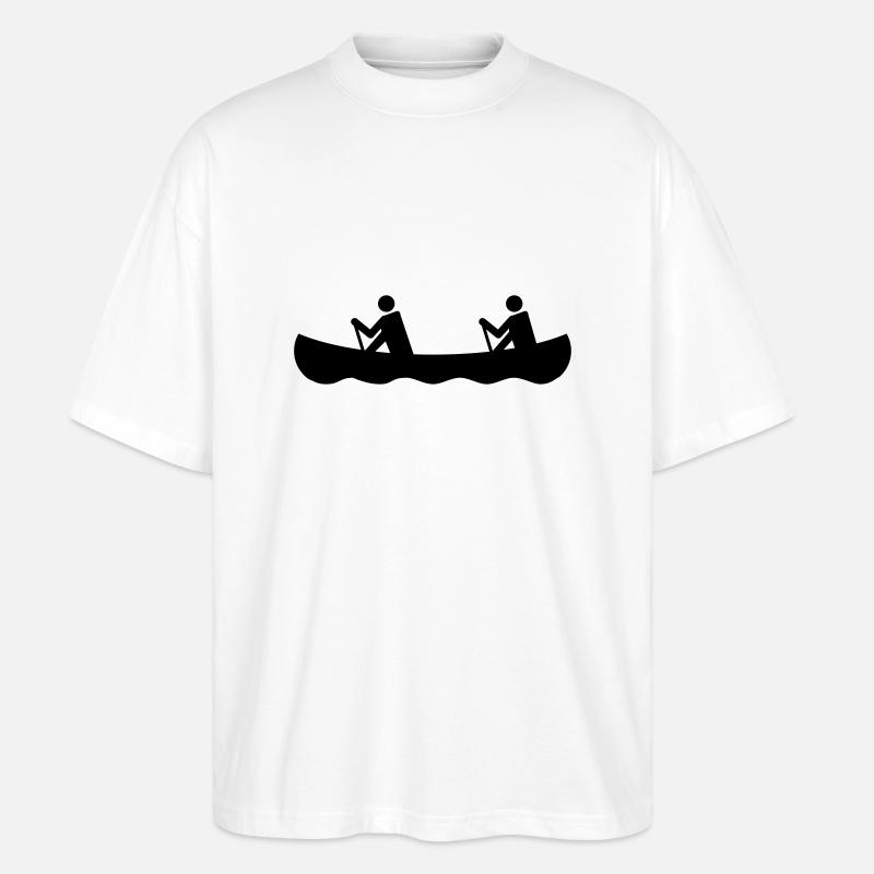 canoeing - Stanley/Stella Oversized Unisex Bio T-Shirt Blaster 2.0 - Weiß