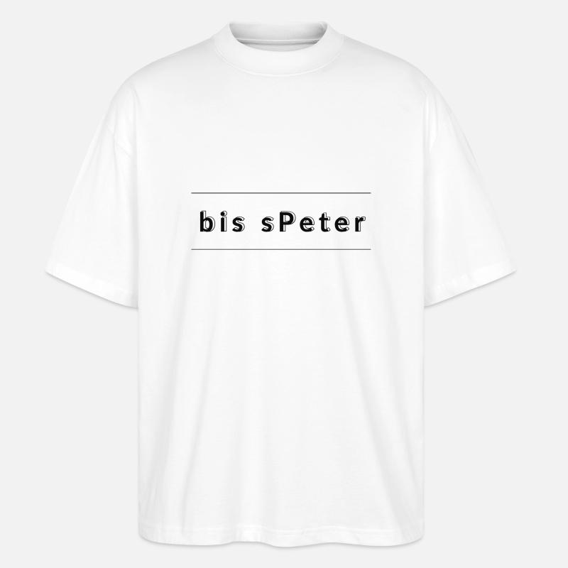 später - Stanley/Stella Oversized Unisex Bio T-Shirt Blaster 2.0 - Weiß