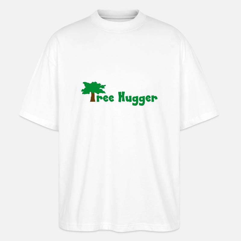 Tree Hugger - Stanley/Stella Oversized Unisex Bio T-Shirt Blaster 2.0 - Weiß