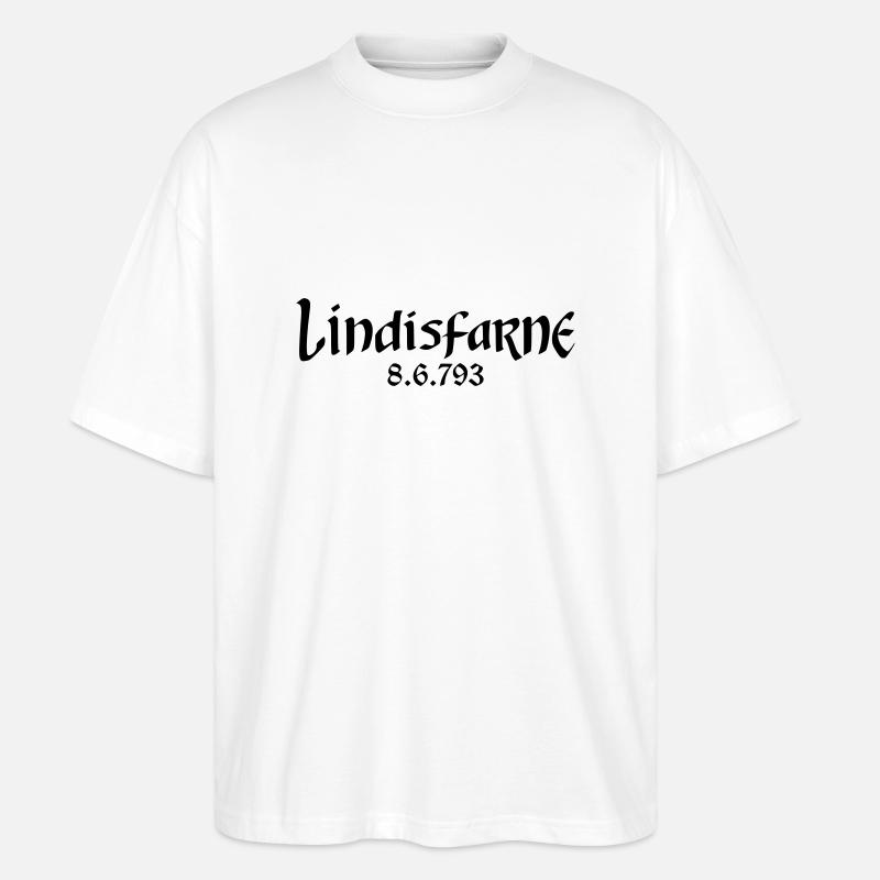 lindisfarne - Stanley/Stella Oversized Unisex Bio T-Shirt Blaster 2.0 - Weiß