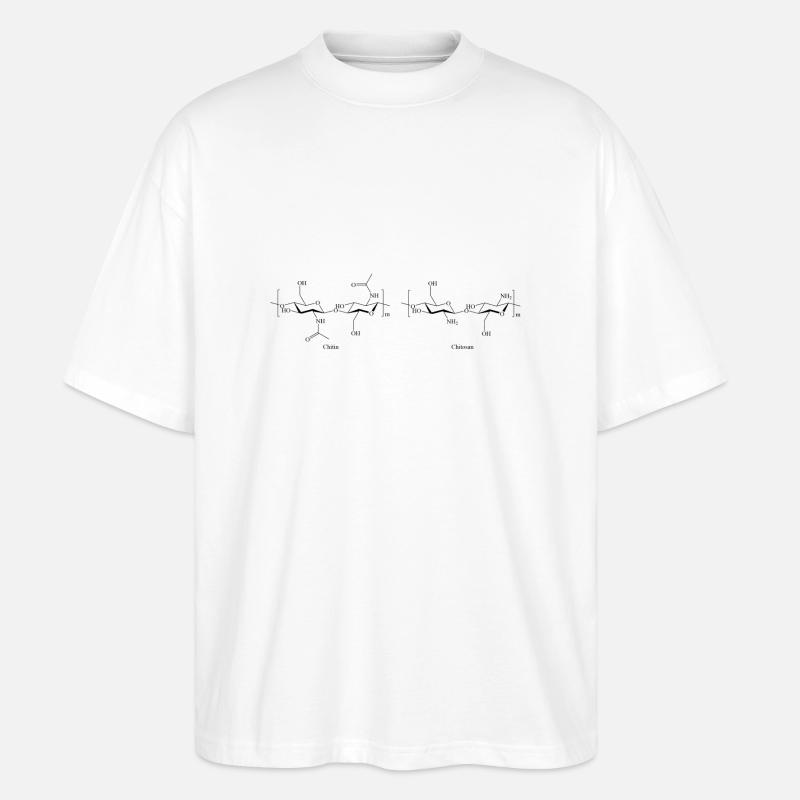 Chitin-Chitosan - Stanley/Stella Oversized Unisex Bio T-Shirt Blaster 2.0 - Weiß