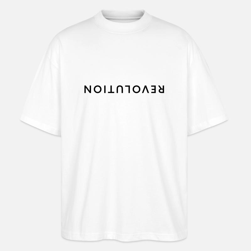 Révolution - T-shirt bio Blaster 2.0 coupe oversize Stanley/Stella Unisexe - blanc