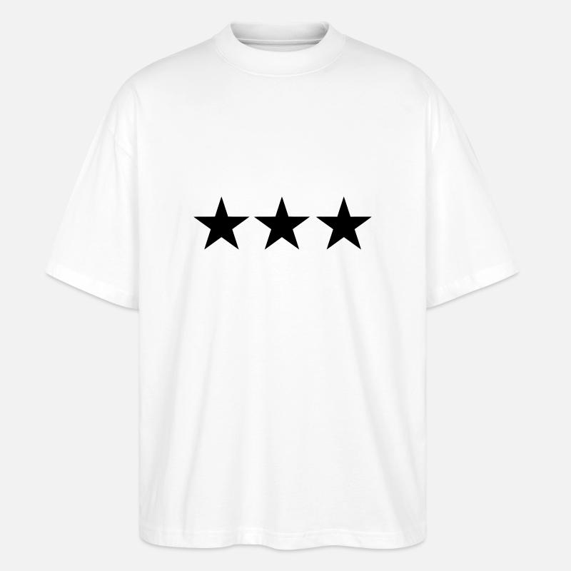 Stern Sternchen - Stanley/Stella Oversized Unisex Bio T-Shirt Blaster 2.0 - Weiß