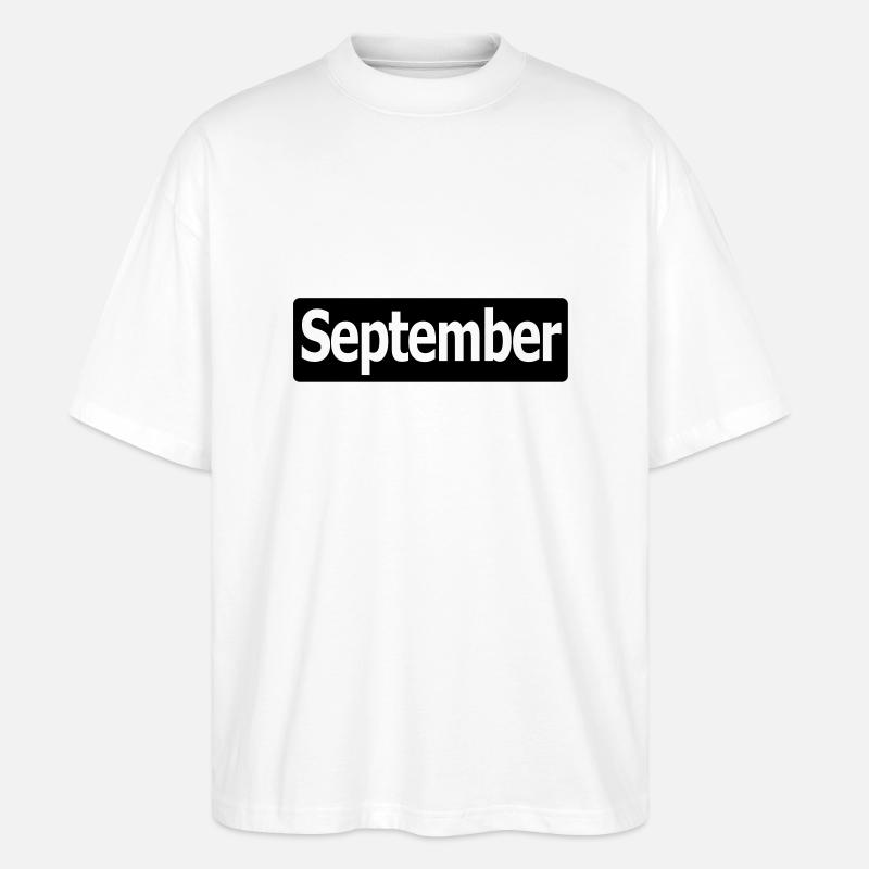 Septembre3 - T-shirt bio Blaster 2.0 coupe oversize Stanley/Stella Unisexe - blanc