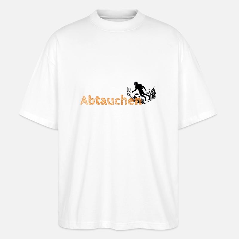 Manchmal will ich einfach abtauchen - Stanley/Stella Oversized Unisex Bio T-Shirt Blaster 2.0 - Weiß