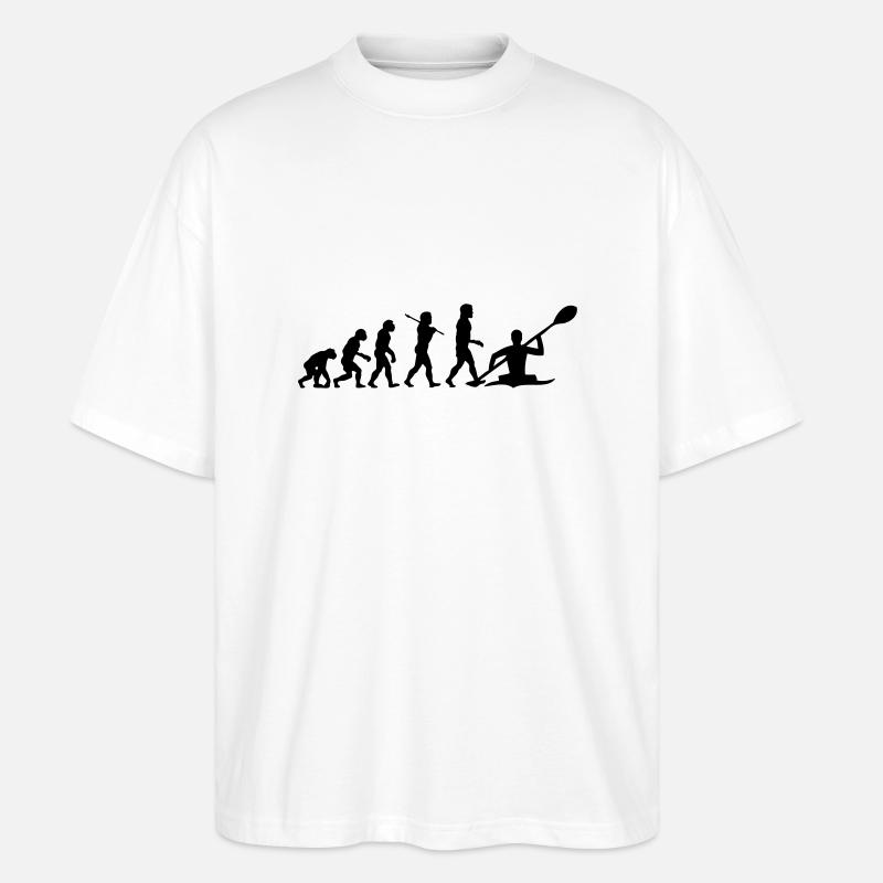 Kayaking - Kayak Evolution - Stanley/Stella Oversized Unisex Bio T-Shirt Blaster 2.0 - Weiß