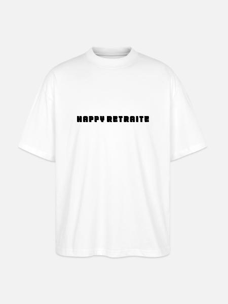 RETRAITE. RETRAITE. RETRAITEE. RETRAITE - T-shirt bio Blaster 2.0 coupe oversize Stanley/Stella Unisexe - blanc
