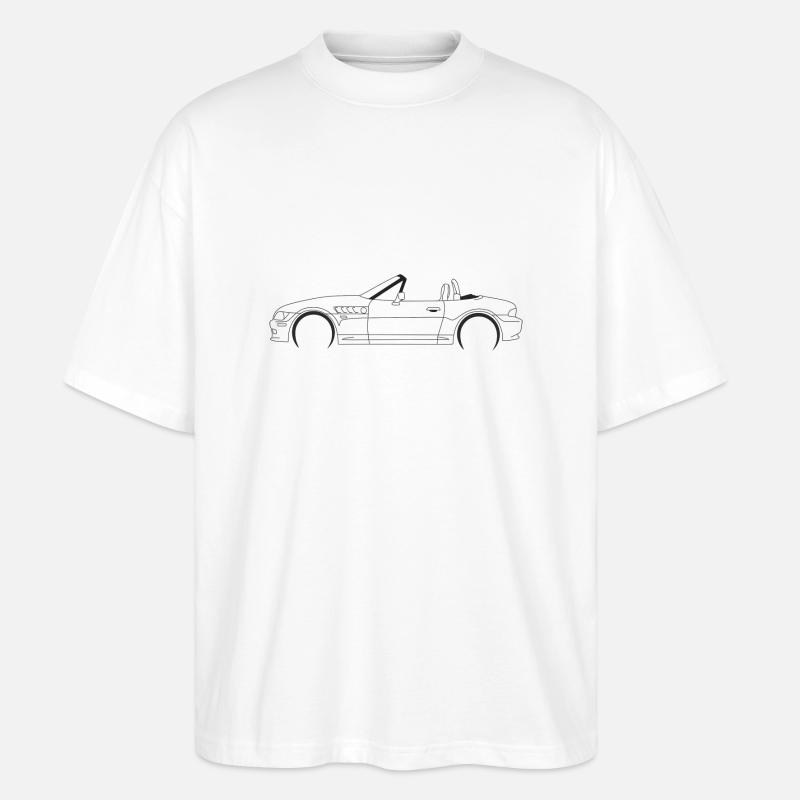 Auto - Stanley/Stella Oversized Unisex Bio T-Shirt Blaster 2.0 - Weiß