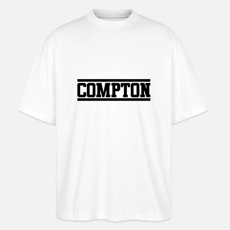 Compton - Stanley/Stella Oversized Unisex Bio T-Shirt Blaster 2.0 - Weiß