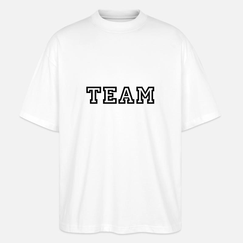 ÉQUIPE - Mannschaft - Sport - T-shirt bio Blaster 2.0 coupe oversize Stanley/Stella Unisexe - blanc