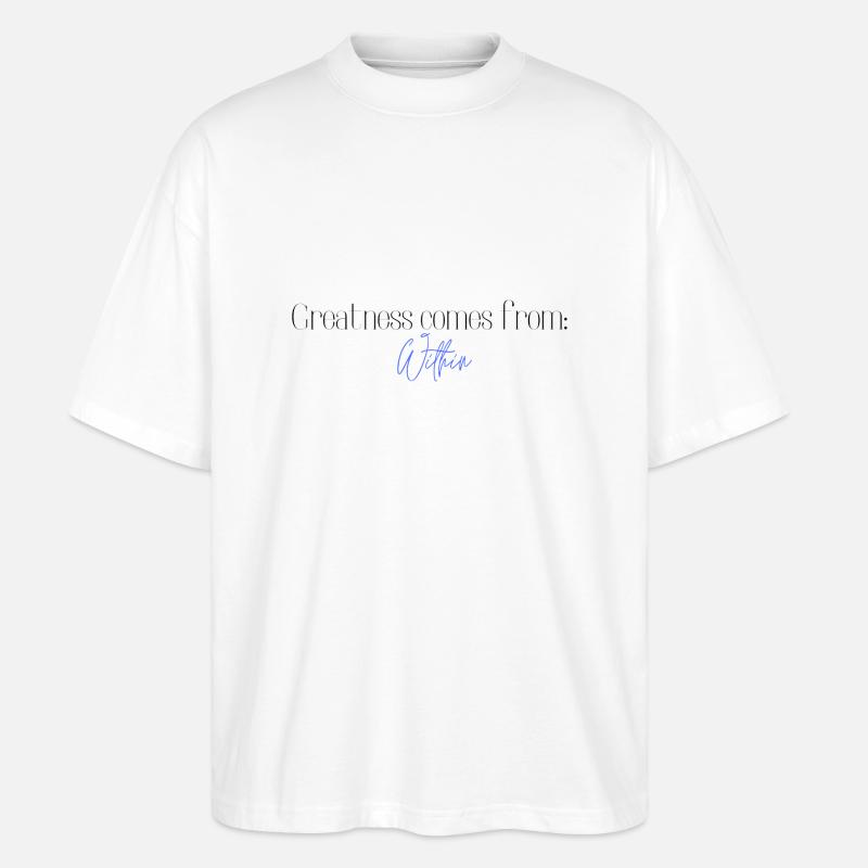 Größe von innen - Stanley/Stella Oversized Unisex Bio T-Shirt Blaster 2.0 - Weiß