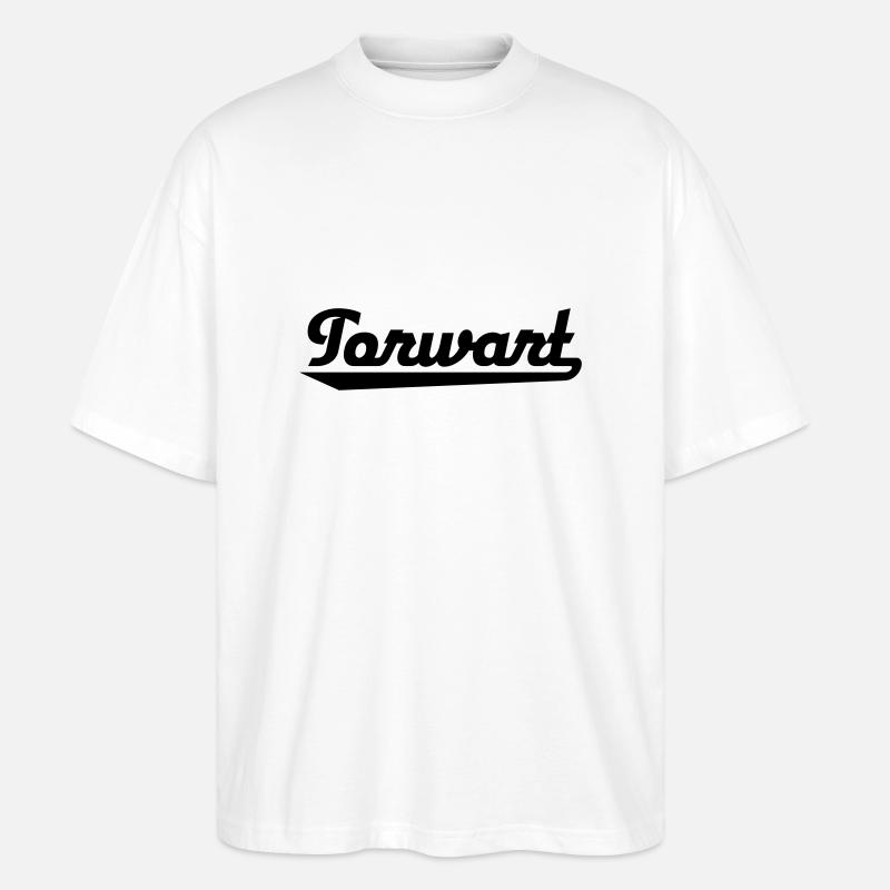 Torwart - Stanley/Stella Oversized Unisex Bio T-Shirt Blaster 2.0 - Weiß