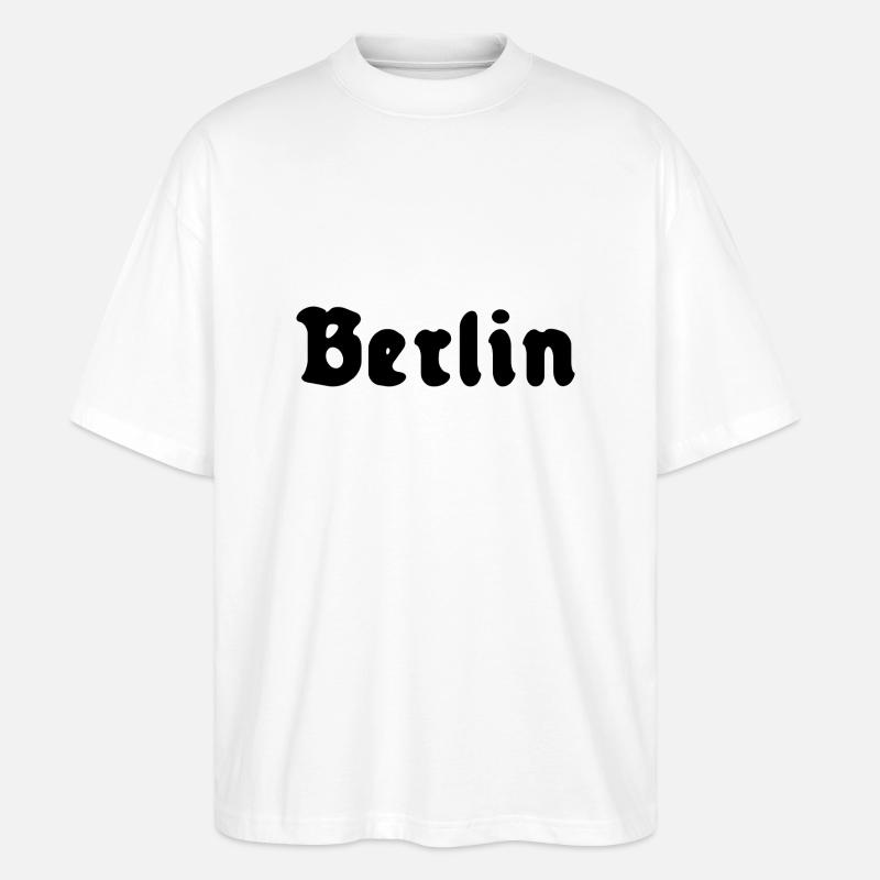 Berlin - Stanley/Stella Oversized Unisex Bio T-Shirt Blaster 2.0 - Weiß