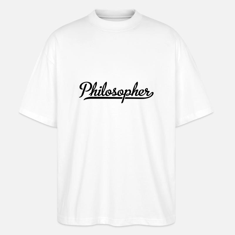 Philosopher - Stanley/Stella Oversized Unisex Organic T-shirt Blaster 2.0 - white