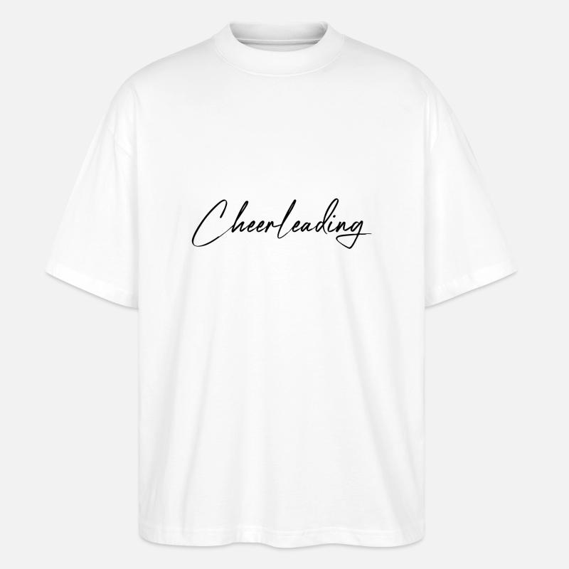 Cheerleading Schriftzug - Stanley/Stella Oversized Unisex Bio T-Shirt Blaster 2.0 - Weiß