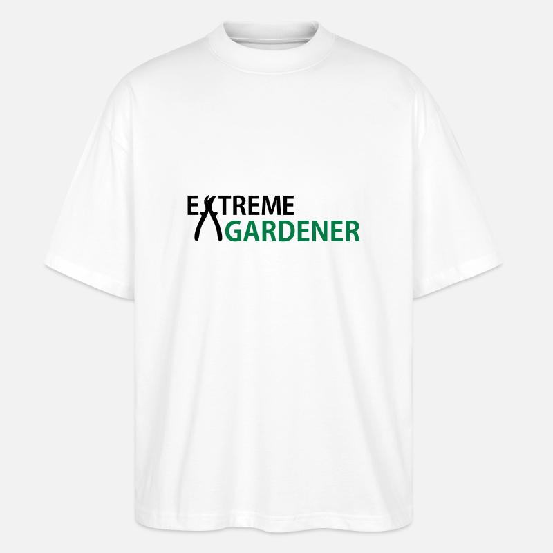 garten - Stanley/Stella Oversized Unisex Bio T-Shirt Blaster 2.0 - Weiß