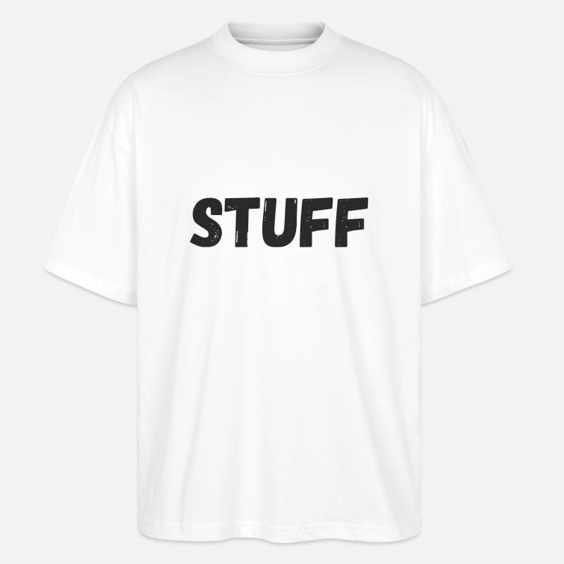 Stopfen - Stanley/Stella Oversized Unisex Bio T-Shirt Blaster 2.0 - Weiß
