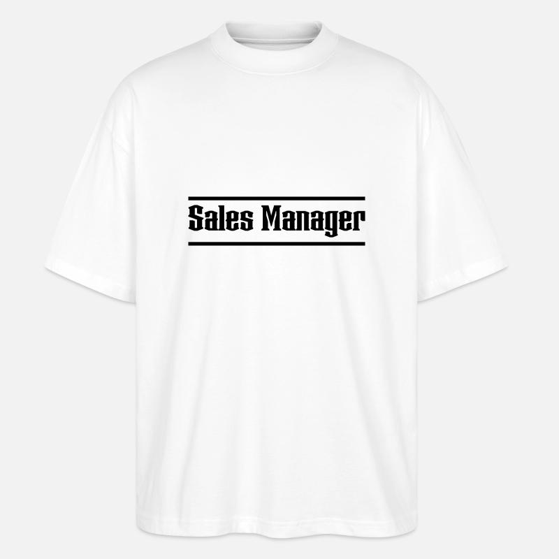 Responsable des ventes de conception - T-shirt bio Blaster 2.0 coupe oversize Stanley/Stella Unisexe - blanc