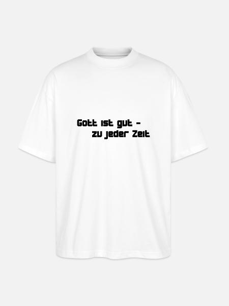 Spruch - Stanley/Stella Oversized Unisex Bio T-Shirt Blaster 2.0 - Weiß