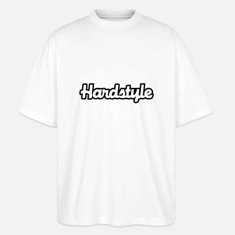 Hardstyle__V051 - Stanley/Stella Oversized Unisex Bio T-Shirt Blaster 2.0 - Weiß